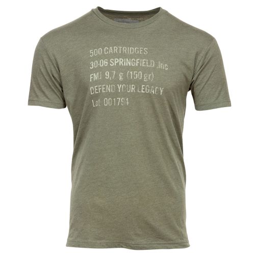 Springfield Armory Ammo Can Mens T-Shirt OD Green 3XL Short Sleeve