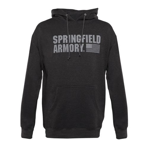 Springfield Armory Springfield Flag Logo Mens Sweatshirt Charcoal Gray 2XL Long Sleeve