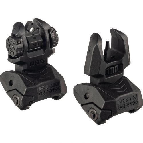 Meprolight Flip Backup Sights 2 Dot Rear Orange Hyper Bright Front Black