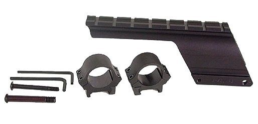 B-Square Saddle Mount w/Rings For Remington 870 12/20 Gauge