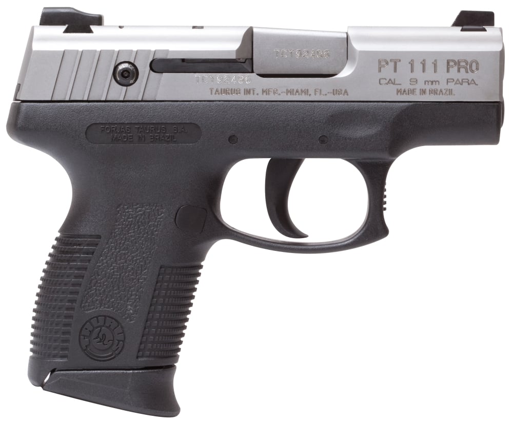 Taurus PT111 Millennium Pro 9mm Stainless, 12 round