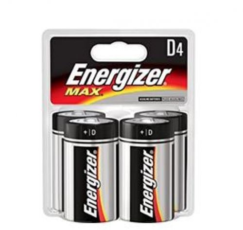 Rayovac Energizer Max D Batteries (4)