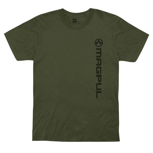 Magpul Vertical Logo T-Shirts Olive Drab 3XL Short Sleeve