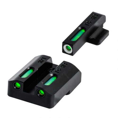 TruGlo TFX 3-Dot Set for 1911 with Novak 270 Front, 500 Rear Fiber Optic Handgun Sight