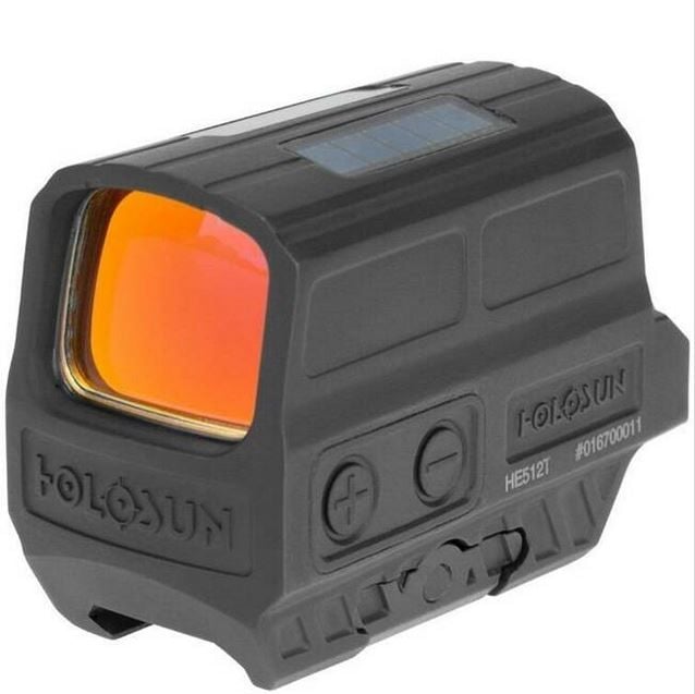 Holosun HE512T-RD 1x 2/65 MOA Illuminated Red Circle / Dot Reflex Sight