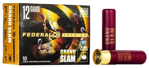 Federal Premium Grand Slam Turkey Ammo 12 Gauge  3.5 #4 10 Round Box