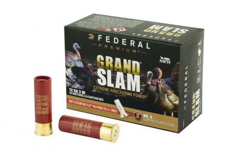Federal Premium Grand Slam Turkey  12 Gauge Ammo 3 1-3/4oz  #5 10 Round Box