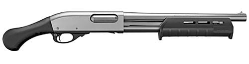 Remington Arms Firearms 870 Tac-14 Marine 12 Gauge 14 4+1 3 Electroless Nickel-Plated Rec/Barrel Black Fixed Raptor Grip Sto