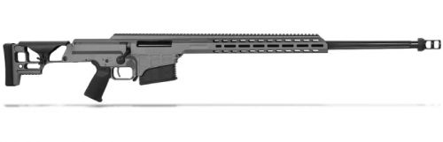 Barrett MRAD 300 Norma Mag 26 10+1 Tungsten Gray Cerakote Rec Tungsten Gray Side Folding with Adjustable Comb Stock Black