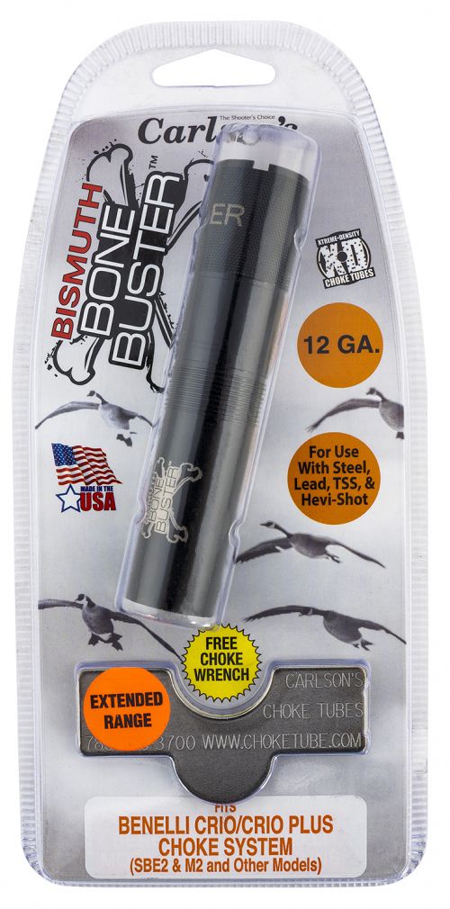 Carlsons Choke Tubes Bismuth Bone Buster Benelli Crio Plus 12 Gauge Extended Range 17-4 Stainless Steel