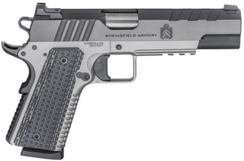 Springfield Armory 1911 Emissary .45 ACP 5 8+1 Stainless Steel Frame Blued G10 Grips