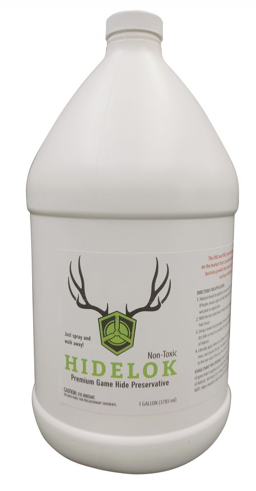 Velvet Antler Tech HideLok Game Hide Preservative 1 Gallon Jug Against Bacterial Growth