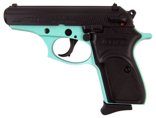 BERSA/TALON ARMAMENT LLC T380BLM8 Thunder 380 380 ACP Caliber with 3.50 Barrel, 8+1 Capacity, Robin Egg Blue Cerakote frame