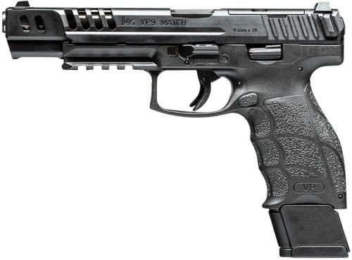 Heckler & Koch H&K VP9-B Match Optic Ready 9mm 5.51 20+1 (4) Black Polymer Frame & Grip with Black Steel Slide