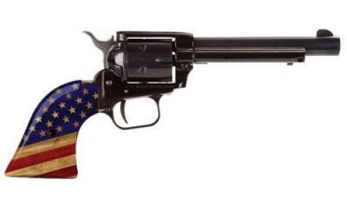 Heritage Manufacturing Rough Rider Gold Flag 4.75 22 Long Rifle Revolver