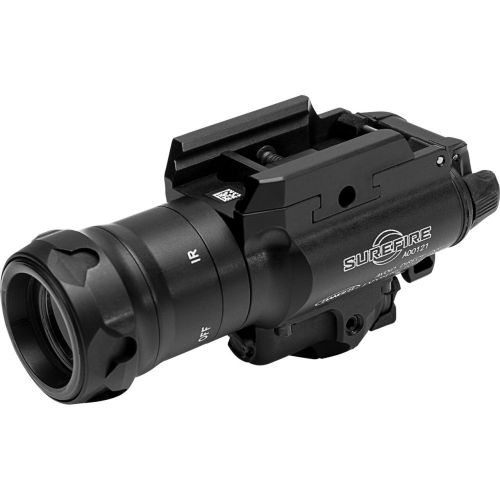 SureFire X400VH MasterFire w/Laser Handgun 350 Lumens White LED White Laser Black Anodized Black Aluminum 225 Meters