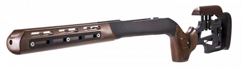 Woox SHCHS00113 Furiosa Chassis Walnut Wood Aluminum Chassis w/Adjustable Cheek Fits Ruger 10/22 31 OAL Ambidextrous