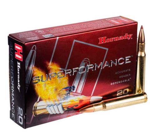 Hornady Superformance Rifle Ammo 30-06 Sprg Ammo  165gr  CX SPF 20rd box