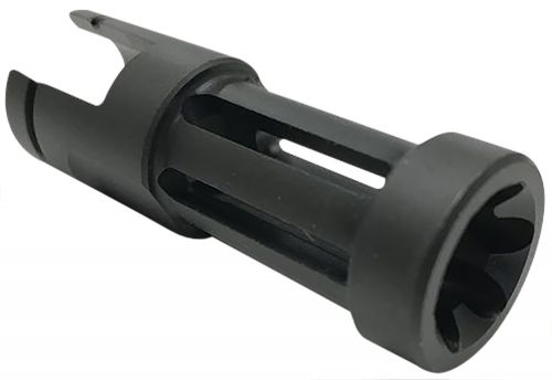 Samson Flash Hider Black Oxide Stainless Steel with 2.50 OAL & .860 Diameter for Ruger 10/22