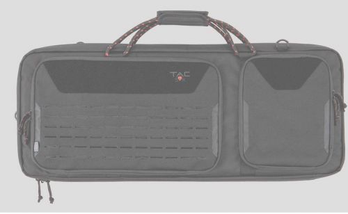 Tac Six 10829 Squad Tactical Case made of Black 600D Polyester with Lockable Zippers, MOLLE Panel System, Storage Pockets & Carr