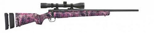 Mossberg & Sons Patriot Youth Super Bantam Scoped Combo 243 Win 5+1 Cap 20 Matte Blued Barrel Muddy Girl Wild Fixed with