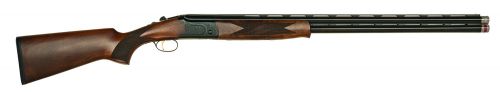 Mossberg & Sons 75473 Gold Reserve 12 Gauge 30 2rd 3 Polished Black with Scroll & Inlay Engraved Rec Satin Black Walnut Fixed 
