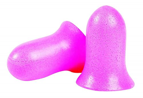 Howard Leight Womans Shooting Safety Super Leight Pre-Shaped In The Ear Pink Polyurethane Foam 30 dB NRR Youth/Women (14