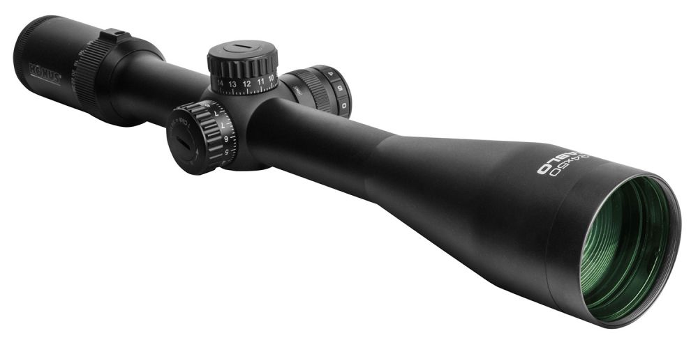 Konus Diablo 6-24x 50mm Blue / Red Modified 1 / 2 Mil-Dot Reticle Rifle Scope