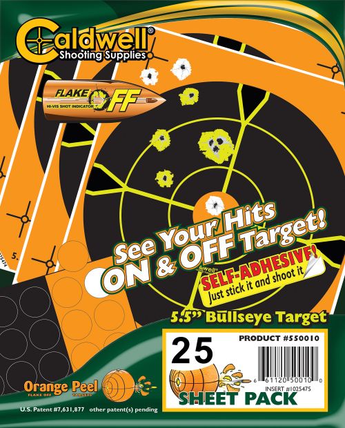 CALD 5.5IN BULLSEYE TARGET 25 SHEETS