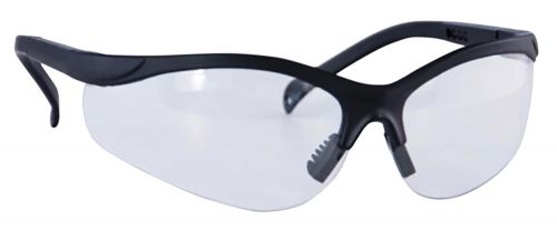 Caldwell Pro Range Shooting Glasses Clear Lens Black Frame 99.9% UV Rating