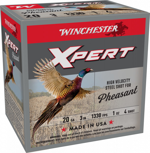 Winchester Ammo Xpert Pheasant 20 GA 3 1 oz 4 Round 25 Bx/ 10 Cs (Lead Free)