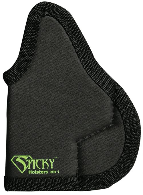 Sticky Holsters OR-1 Black w/Green Logo Latex Free Synthetic Rubber for Optics Ready Sig P938 & Kimber Micro 9 Ambidextrous