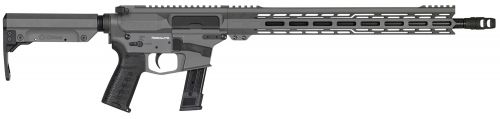 CMMG Inc. Resolute MK17 9mm Luger 16.10 21+1 Tungsten Gray Aluminum Rec Chrome Moly Barrel Black Adjustable RipStoc
