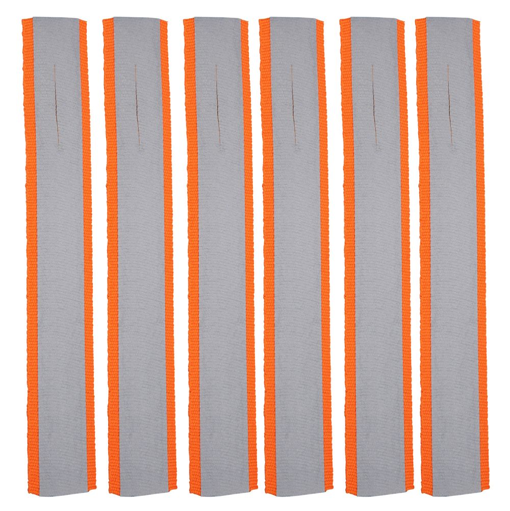 Allen Flagging Strips Orange Polyester Reflective 6 Long 6 Strips