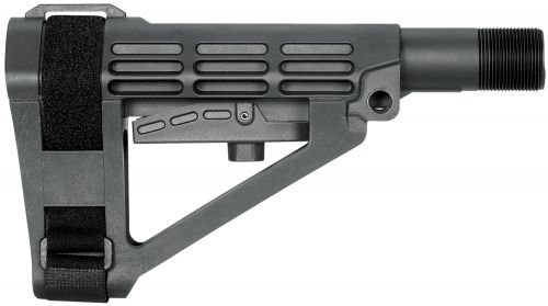 SB Tactical SBA4 Brace Synthetic Black 5-Position Adjustable for AR-Platform (Tube Not Included)