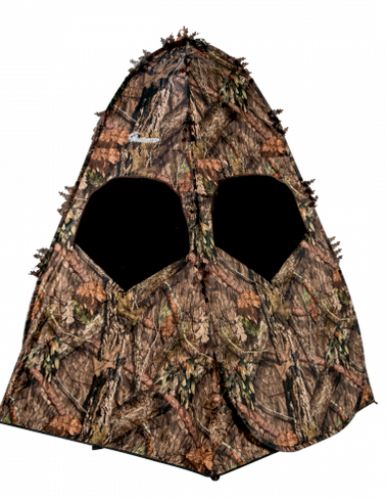 Ameristep Outhouse Spring Steel Blind Mossy Oak Break-Up Country 300 Durashell Plus 78 High 60 Long