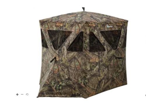 Ameristep Care Taker Run & Gun Ground Blind Hub-Style Mossy Oak Break-Up Country 300 Durashell Plus 65 High