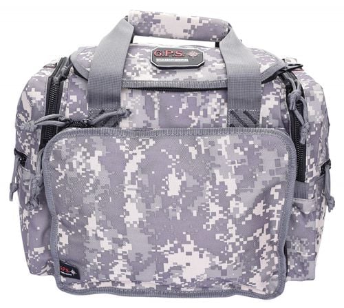 G*Outdoors Medium Range Bag Fall Digital Camo Nylon with Lift Ports, Storage Pockets, Visual ID Storage System & L