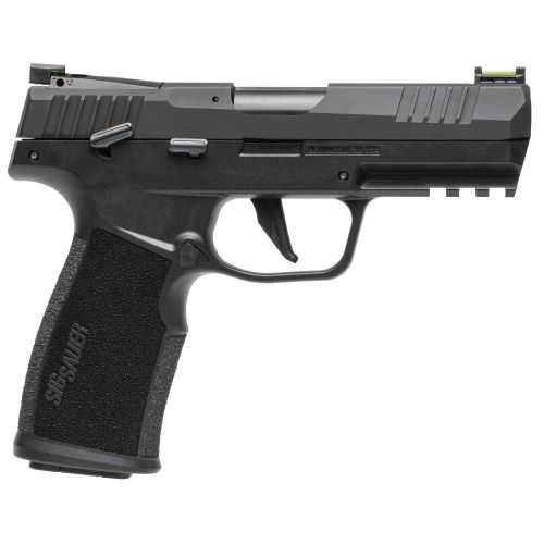 Sig Sauer P322 22 LR Caliber with 4 Threaded Barrel, 20+1 Capacity, Black Finish Picatinny Rail Frame, Serrated/Optic
