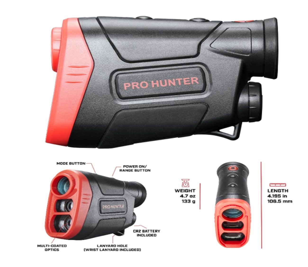 Simmons ProHunter 6x 24mm Rangefinder