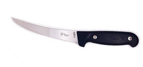 Templar Knife Boning 6 Fixed Plain RWL34 Damasteel Blade/Black G10 Handle