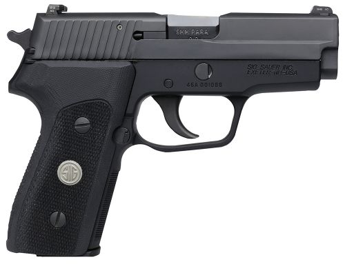 Sig Sauer P225 A1 SA/DA 9mm 3.6 8+1 CS Black G10 Grip Black