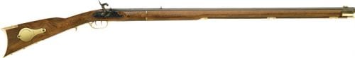 Traditions Deluxe Kentucky 50 Cal Percussion 33.50 Blued Barrel Hardwood Stock Double Set Trigger