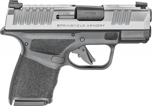 Springfield Armory Hellcat Micro-Compact 9mm 3 13rd/11rd, Black Frame, Serrated Stainless Steel Slide