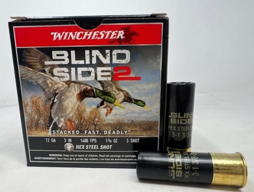 Winchester Ammo Blind Side 2 12 GA 3 1 3/8 oz #3 25 Bx/ 10 Cs