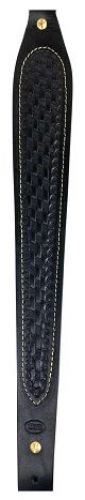 Hunter Company 027-138-01 Cobra Black Leather/Suede with Basket Weave Design for Rifle