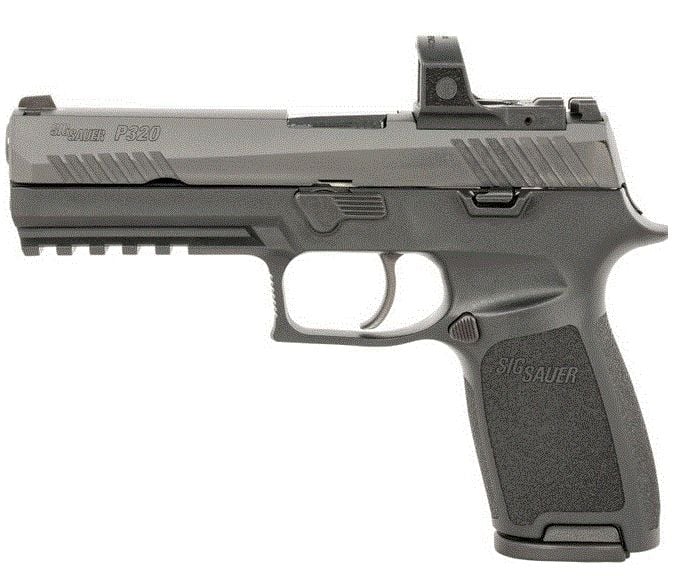Sig Sauer P320 9mm, 4.7 Barrel, Black, Romeo Zero Pro, 17 Rounds