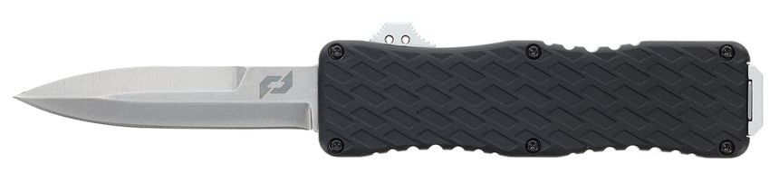 Schrade Uproar D/A OTF Bayonet Plain Satin D2 Steel Blade 4.25 Aluminum Handle
