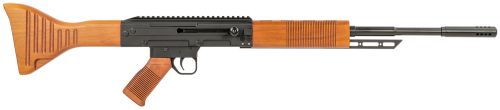 Global Defense FG-9 9mm 17 Barrel, Black Aluminum Receiver, Cherry Wood Stock & Grip Optics Ready