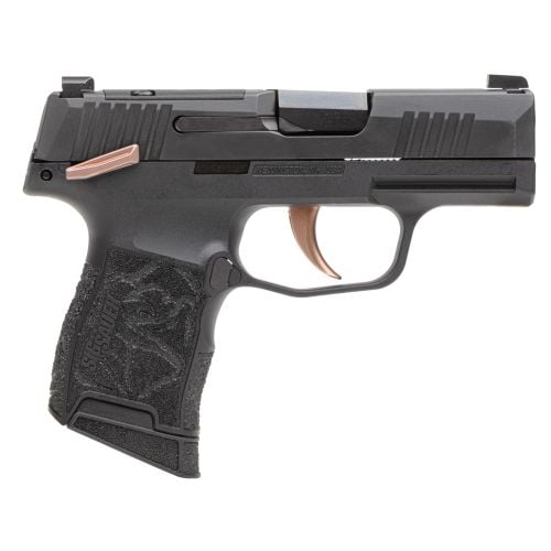 SIG SAUER P365 Rose 380 ACP 3.1 10rd Pistol w/ X-Ray 3 Sights - Black / Rose Gold Accents